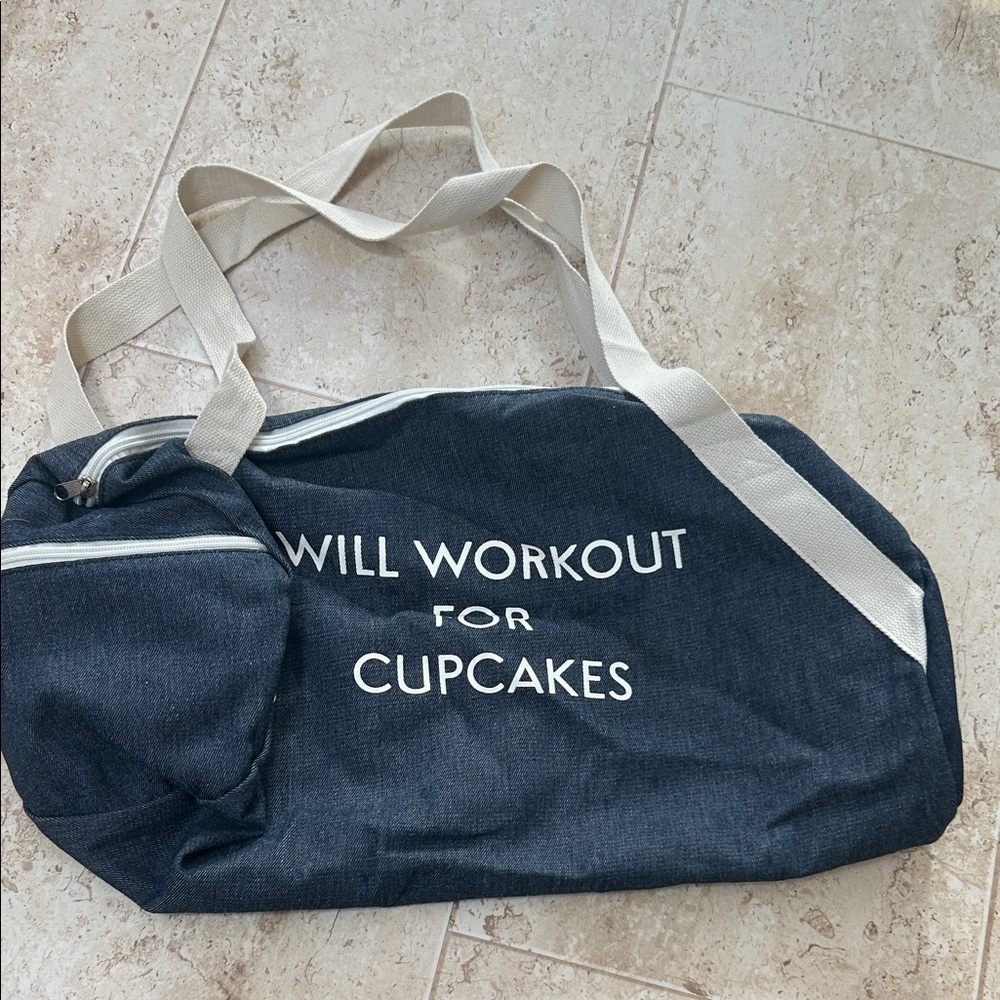 Stylish Navy Blue Gym Bag